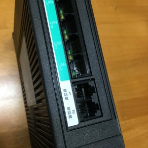 フレッツひかり電話ルーターの電話ポート